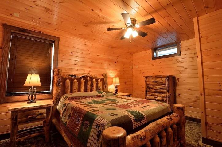 Blockhütte für 8 Personen, mit Whirlpool und Terrasse - 1