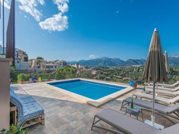 Chalet in Búger, Interior de Mallorca für 6 