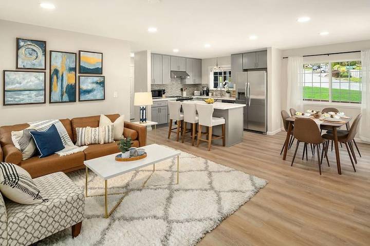 Ferienhaus für 8 Personen, mit Terrasse und Garten in Bellevue