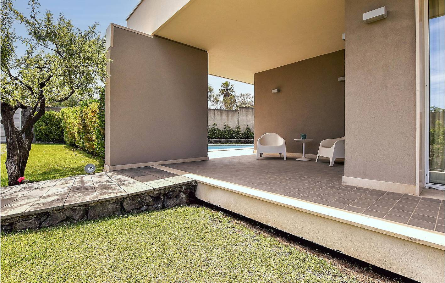 Apartment mit Meerblick, Pool und Parkplatz. in Mascalucia, Catania Provinz