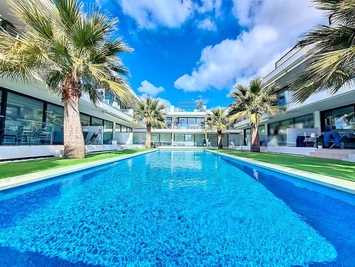 Apartamento para 4 personas, con terraza en Mar de Cristal