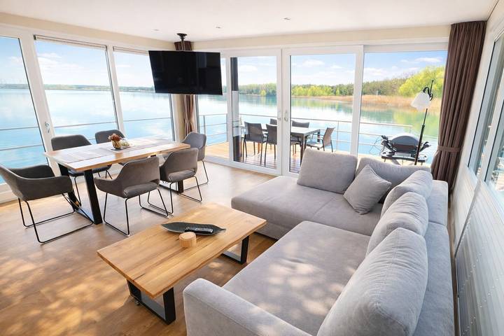 Ferienhaus für 6 Personen, mit Terrasse und Ausblick sowie Seeblick in der Lausitz - 3