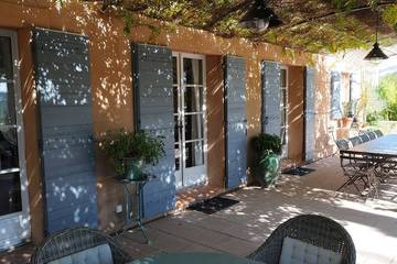 Location de vacances pour 10 personnes, avec jardin à Le Tholonet