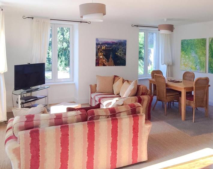 Appartement de vacances pour 4 personnes, avec vue et jardin