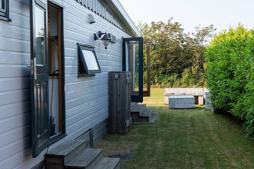 Schönes und gemütlich eingerichtetes Chalet für 4 Personen, 400 Meter vom Strand entfernt in Petten, Niederländische Nordsee