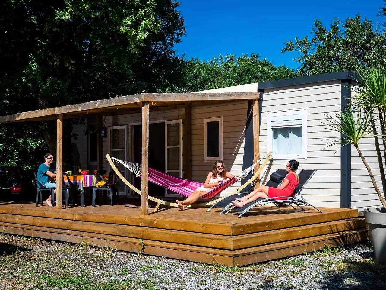 Mobil home Essentiel 2 ch Signature sans clim 4 personnes in Capbreton, Côte d’Argent