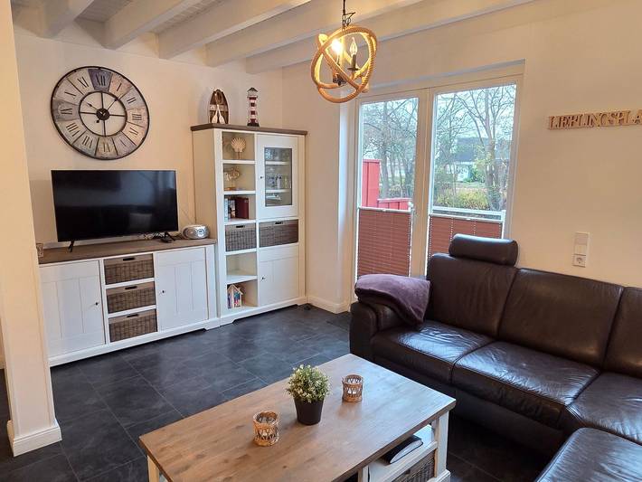 Ferienhaus für 9 Personen, mit Sauna und Balkon, kinderfreundlich in Schillig