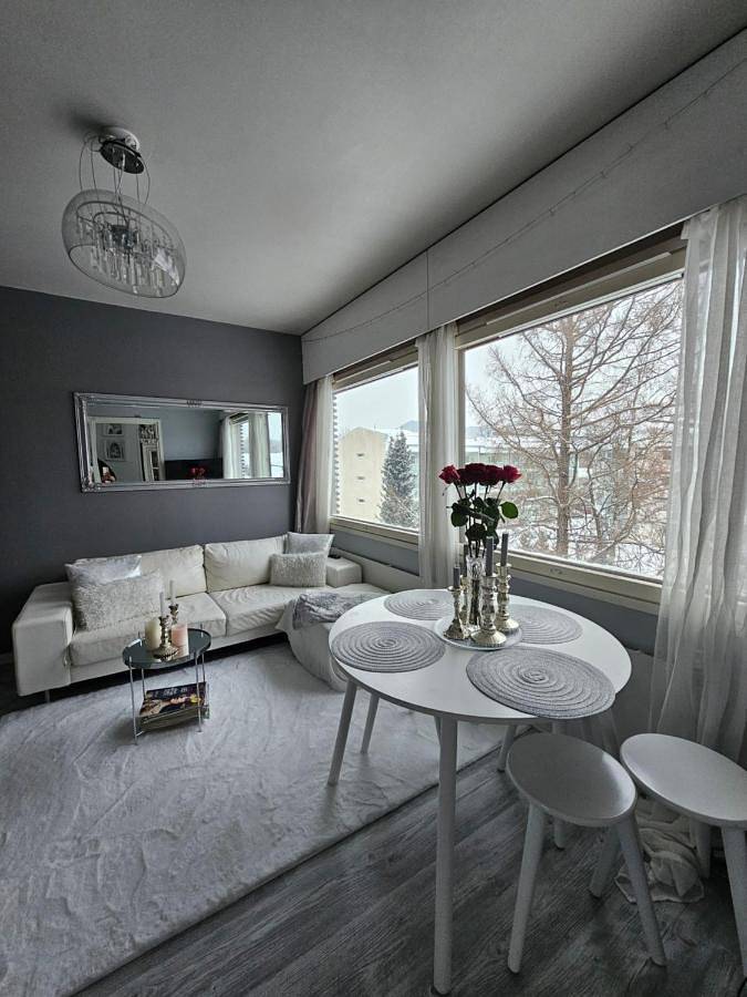 Appartement de vacances pour 2 personnes, avec jardin ainsi que vue et sauna