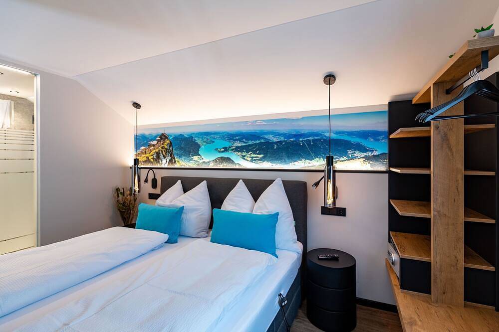 Ganze Wohnung, Ferienwohnung 2 - Two (Studio) - Seegut Kübler in Unterach am Attersee, Mondsee & Irrsee