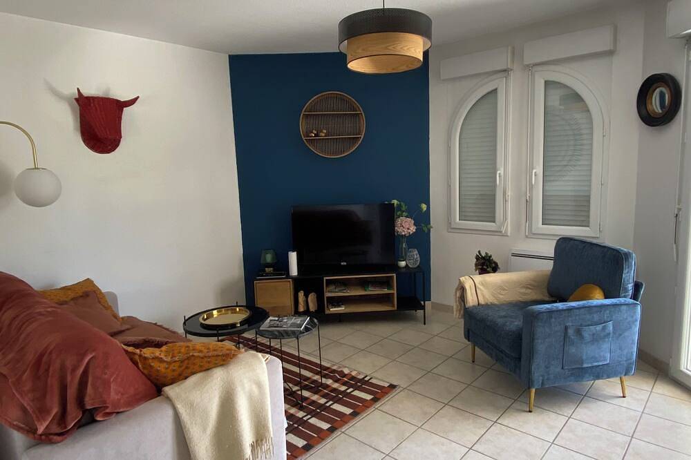 Ganze Wohnung, T2 terrace, parking, opposite the Thermes de Borda, quiet location close to town center. in Dax, Dax und Umgebung
