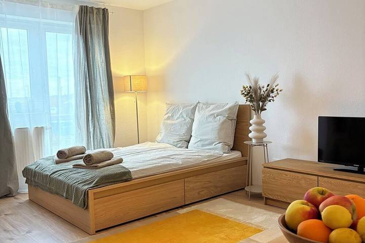 Ganze Wohnung, Top Designer Wohnung I Sehr Zentral I Perfekt für Arbeiten & Familie bis 4 Pers in Graben-Neudorf, Rheinebene