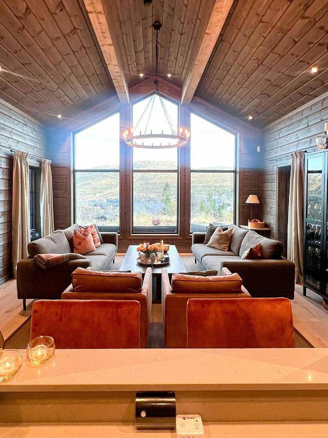 Feriehus for 11 personer, med terrasse i Trysilfjellet