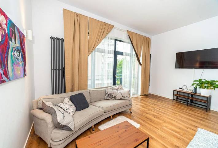 Loft dla 4 osób, z widok w Łódź