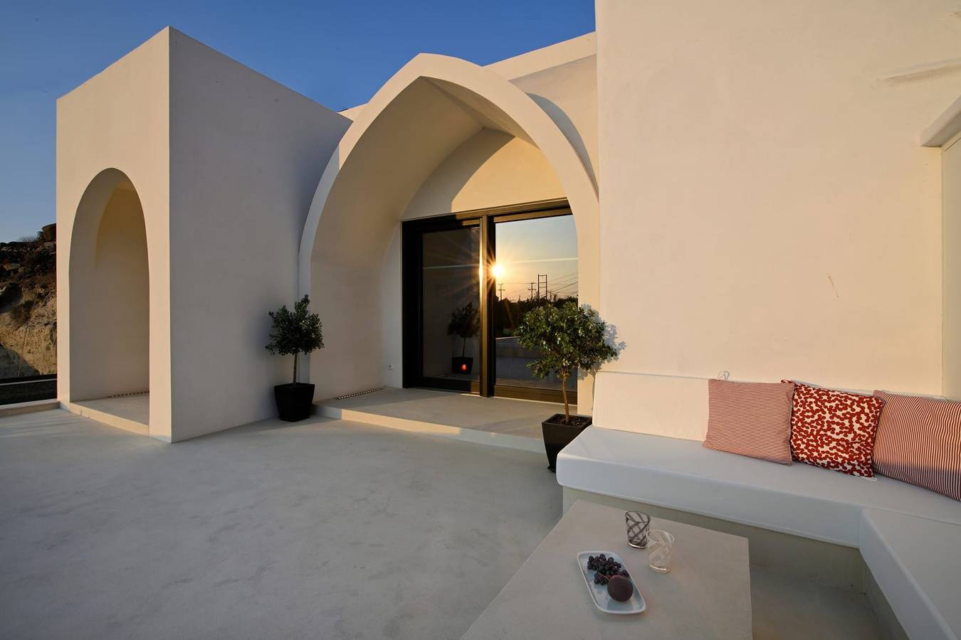 Villa für 6 Personen mit Terrasse in Finikia, Santorin