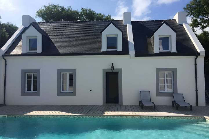 Maison de vacances pour 16 personnes, avec jardin, animaux acceptés en Bretagne