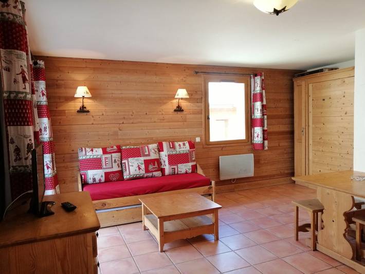 Studio entier, Grand studio montagne 4 personnes avec balcon à Pra Loup in Pra-Loup (station de ski), Pra-Loup