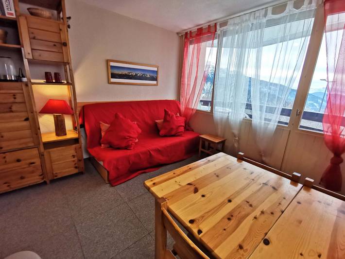 Gîte pour 4 personnes, avec balcon dans Prapoutel