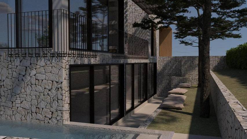 Villa pour 10 personnes, avec piscine ainsi que vue et balcon à Punat - 4