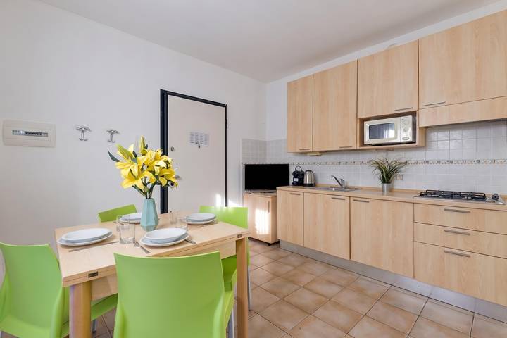 Camping für 4 Personen, mit Terrasse in der Lombardei
