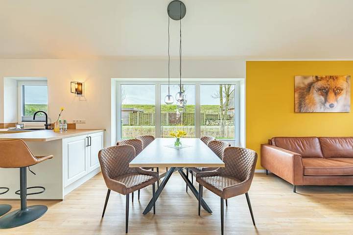 Ferienhaus für 6 Personen, mit Terrasse und Garten sowie Sauna
