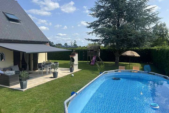 Maison de vacances pour 10 personnes, avec jardin