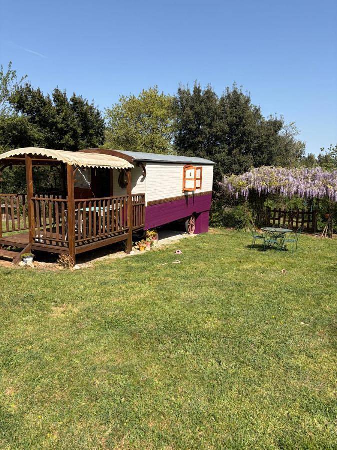 Tente pour 6 personnes, avec piscine et jardin dans la Drôme - 3