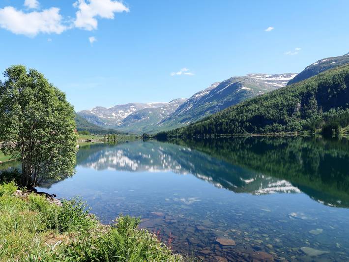 Haukedalspanorama in Haukedalen, Førde