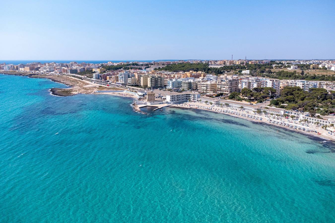 Ferienhaus 'Karma' mit Meerblick und Klimaanlage in Rivabella di Gallipoli, Rivabella