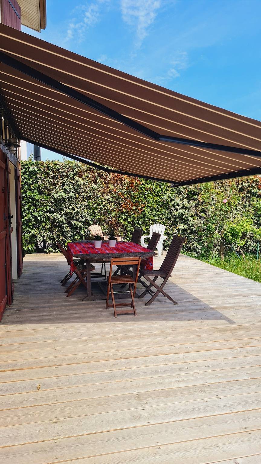 Ferienhaus „Les Mimosas“ mit privater Terrasse, Wlan und Klimaanlage in Mios, Arcachon und Umgebung