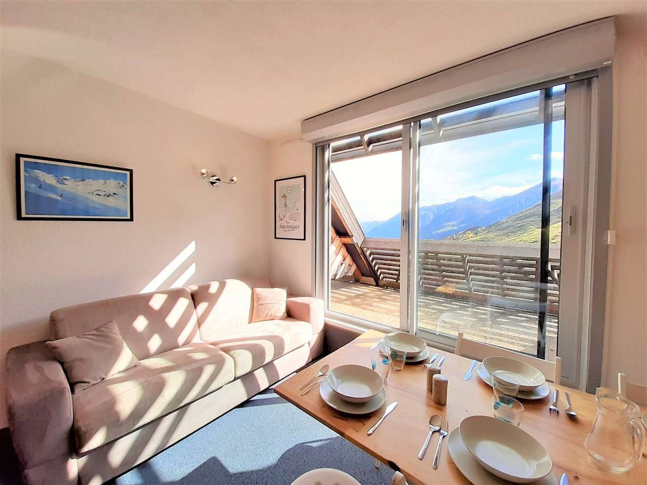 Estudio entero, Estudio Cabina con Vistas, 6 Plazas, Ascensor y Comodidades Completas en Piau-Engaly in Piau-Engaly, Aragnouet