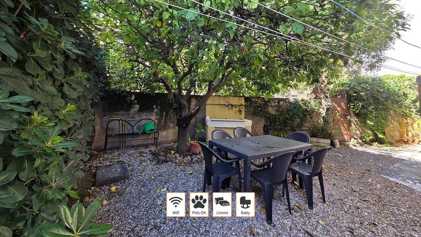 Apartamento de vacaciones para 5 personas, con jardín - 1