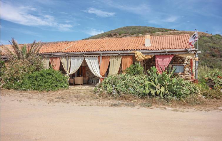 1BR sulla spiaggia con letto per bambini e WiFi in Porto Palma, Arbus (comune)