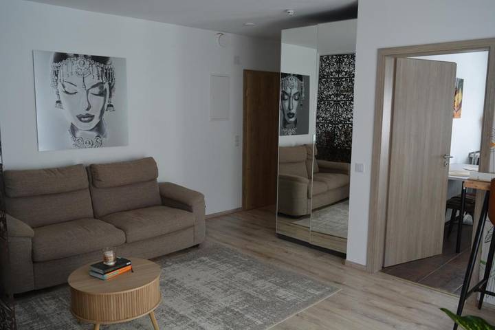 Gîte pour 3 personnes, avec Terrasse ainsi que Jardin et Vue à Lebach - 2