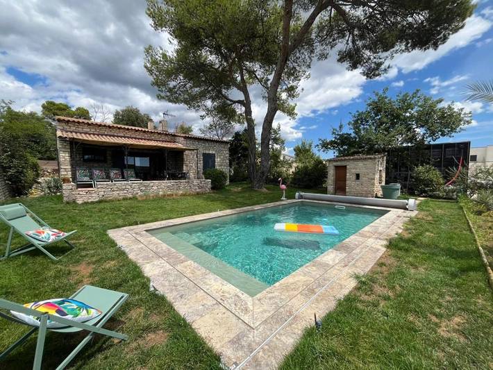 Maison de vacances pour 6 personnes, avec jardin et piscine