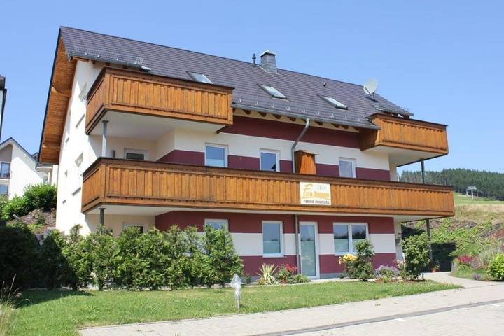 Ferienwohnung für 4 Personen, mit Balkon und Ausblick