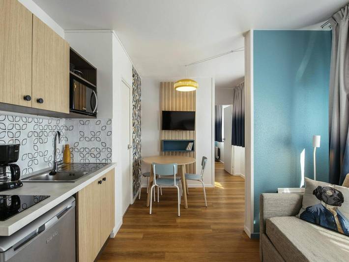 Apartahotel para 2 personas, con Vistas en París