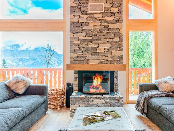 Ferienhaus für 16 Personen, mit Terrasse und Sauna sowie Ausblick in der Schweiz - 3