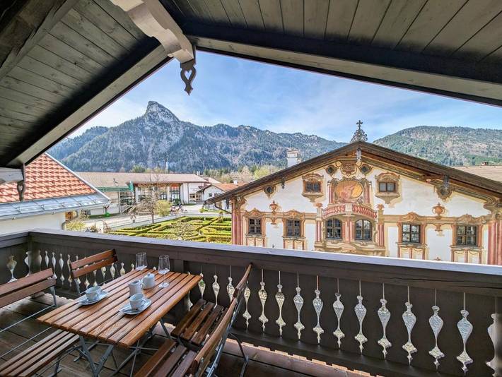 Ferienwohnung für 4 Personen, mit Terrasse und Sauna sowie Ausblick