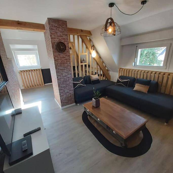 Appartement de vacances pour 4 personnes, avec vue ainsi que sauna et jardin