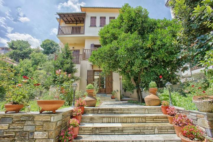 Gîte pour 2 personnes, avec balcon ainsi que jardin et vue, animaux acceptés dans Agios Ioannis (Zagora–Mouresi)