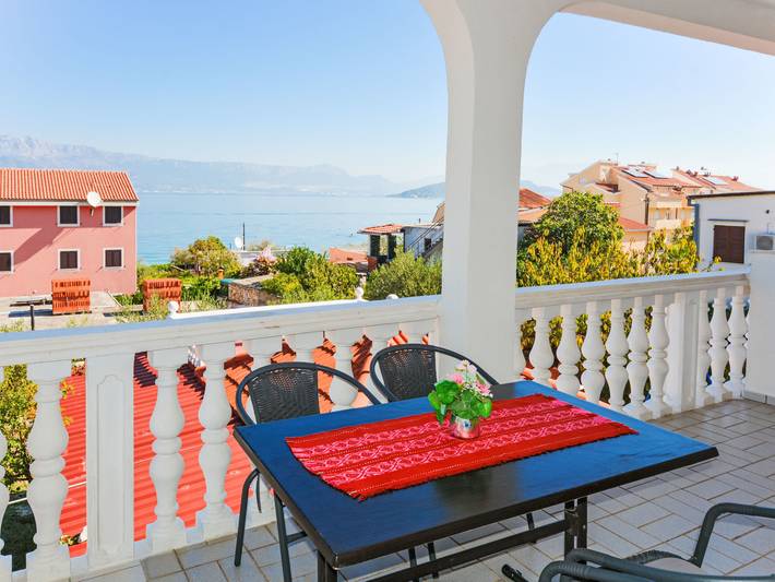 Vakantiewoning voor 3 personen, met terras op Čiovo