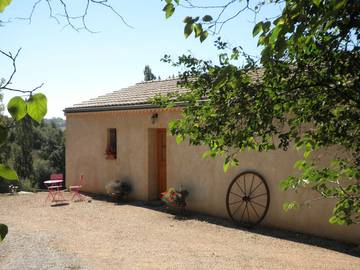 Gîte pour 6 personnes, avec jardin ainsi que terrasse et vue sur le lac à Molières