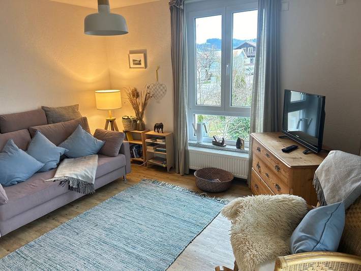 Ferienwohnung für 4 Personen, mit Balkon und Ausblick in Oberstaufen