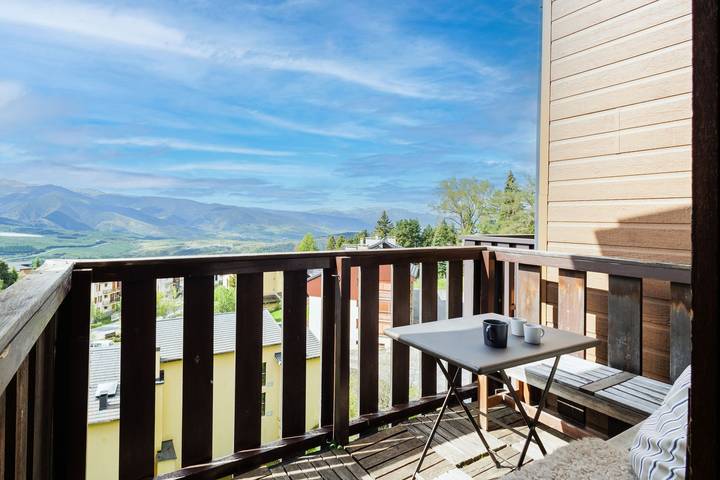 Apartamento para 4 personas, con balcón, Se admiten mascotas en Font-Romeu-Odeillo-Via