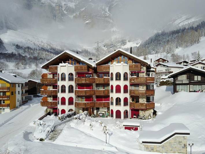 Ferienwohnung für 2 Personen, mit Balkon in Leukerbad