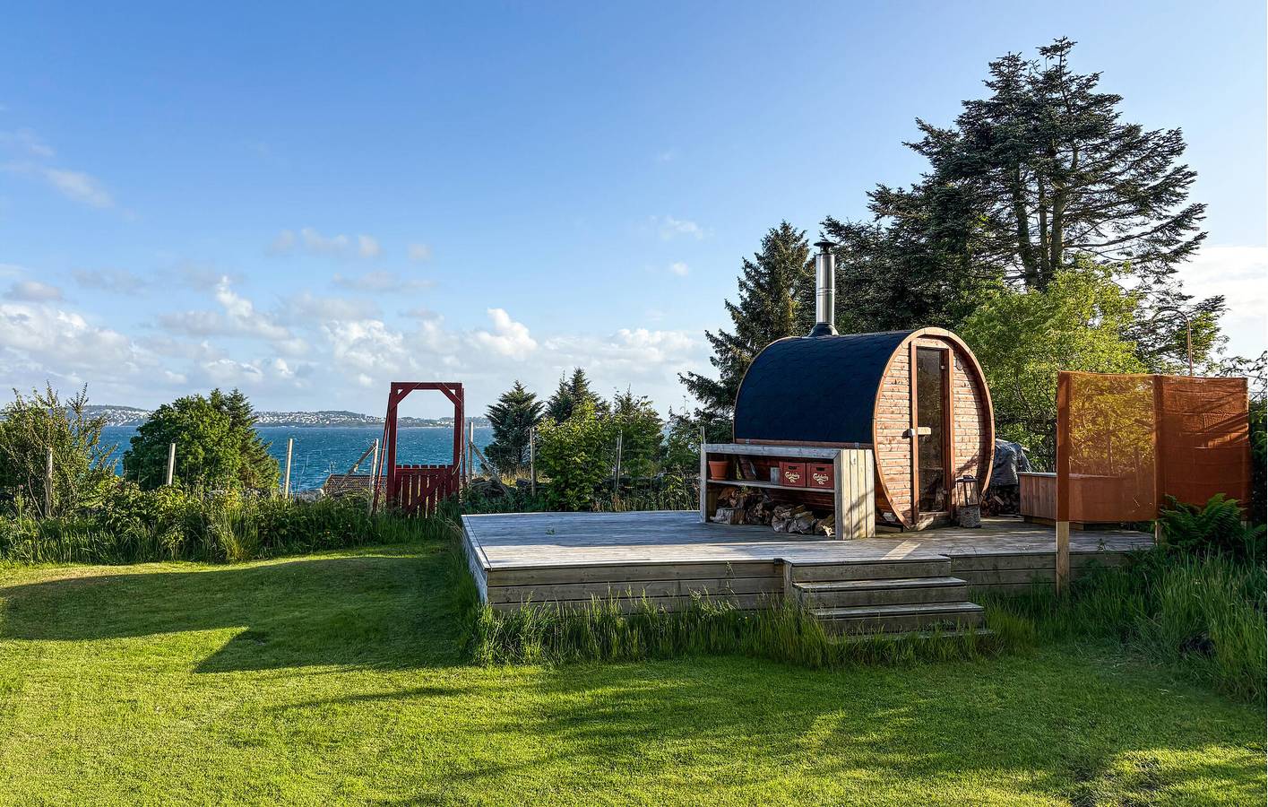 Ferienhaus für 5 Personen mit Terrasse in Rennesøy