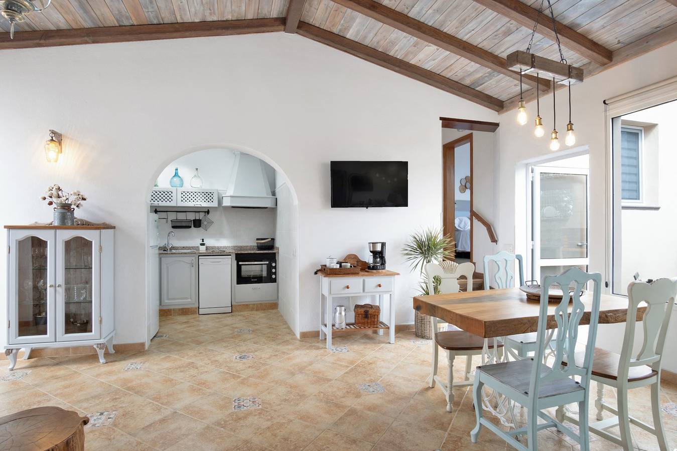 Vakantiehuis 'Las Golondrinas - B' met zeezicht, privéterras en Wi-Fi in Jedey, Los Llanos de Aridane