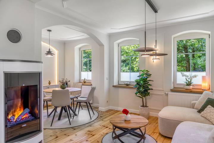 Ferienwohnung für 2 Personen, mit Garten und Seeblick in Sachsen