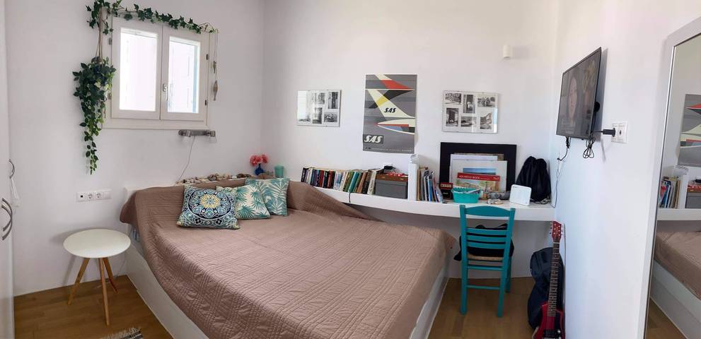 Apartment for 2 people, with balcony/terrace and ocean view in Naxos