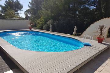 Gîte pour 6 personnes, avec terrasse et jardin à Les Pennes-Mirabeau